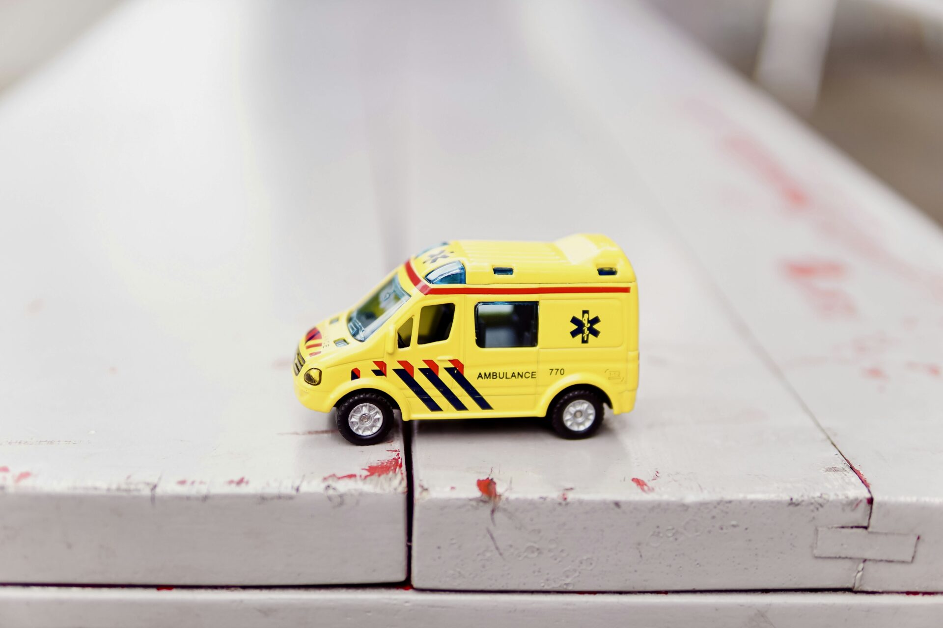 Little ambulance toy